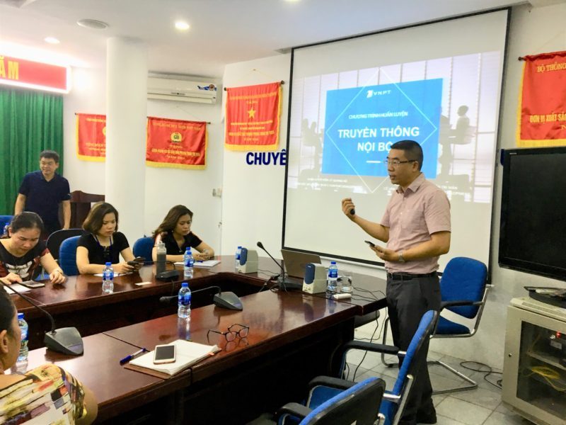 Gần 30 quản lý cấp trung VNPT Hà Nội tham gia đào tạo nâng cao năng lực truyền thông nội bộ