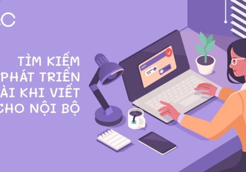 Tìm kiếm và phát triển đề tài khi viết cho nội bộ