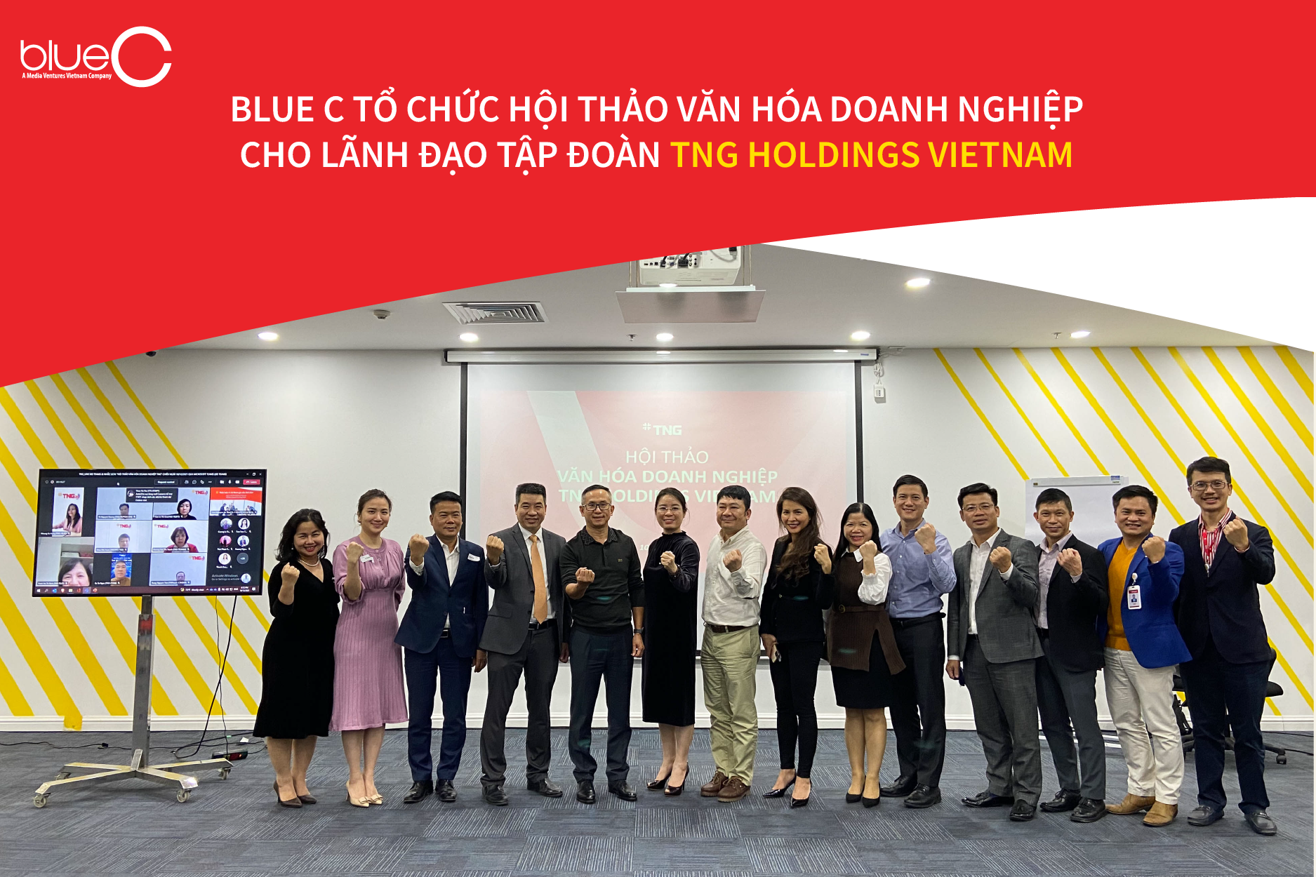 Blue C tổ chức hội thảo văn hóa doanh nghiệp cho lãnh đạo tập đoàn TNG Holdings Vietnam