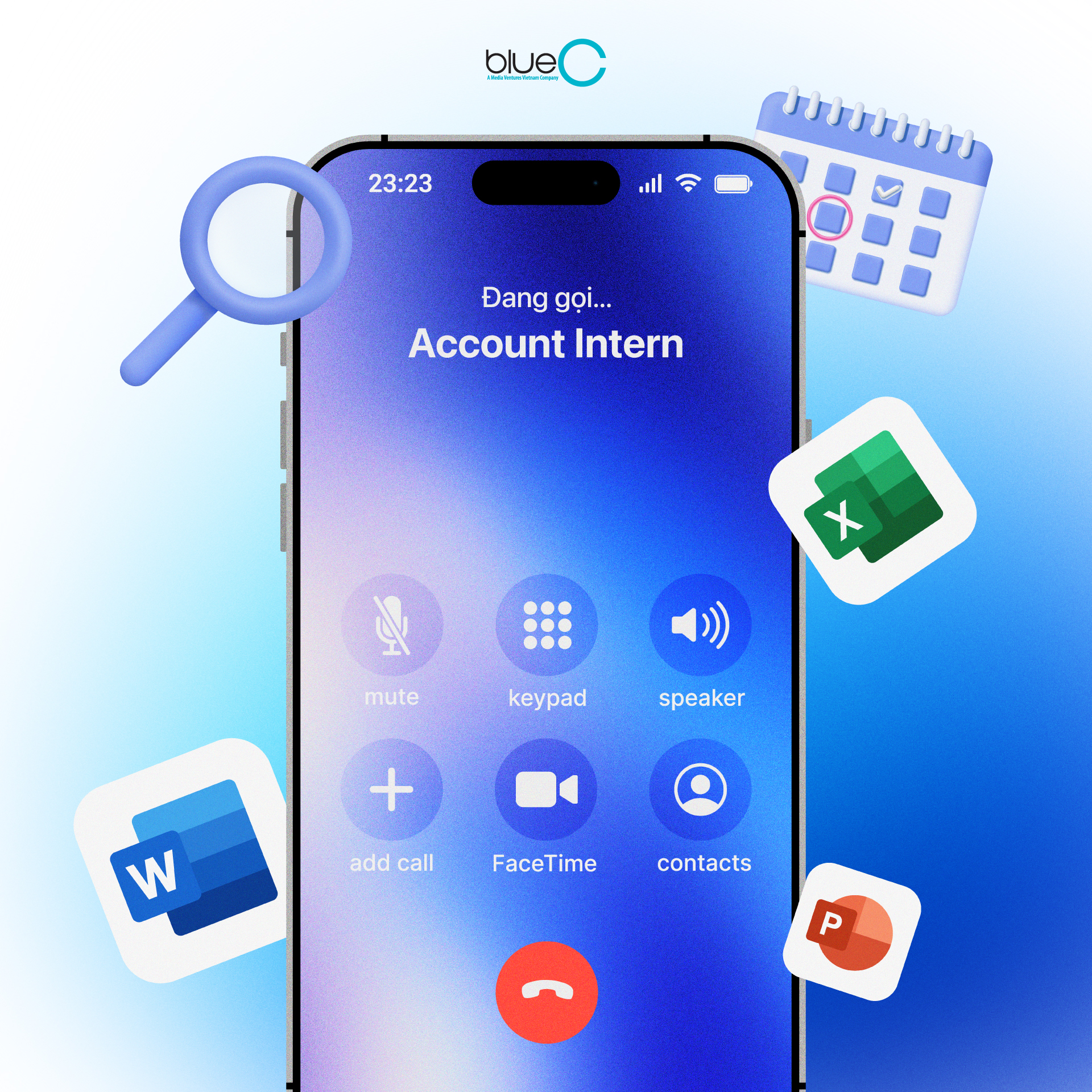 Blue C tuyển dụng Thực tập sinh Account