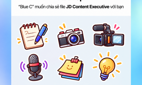 Blue C tuyển dụng Chuyên viên Nội dung (Content Executive)