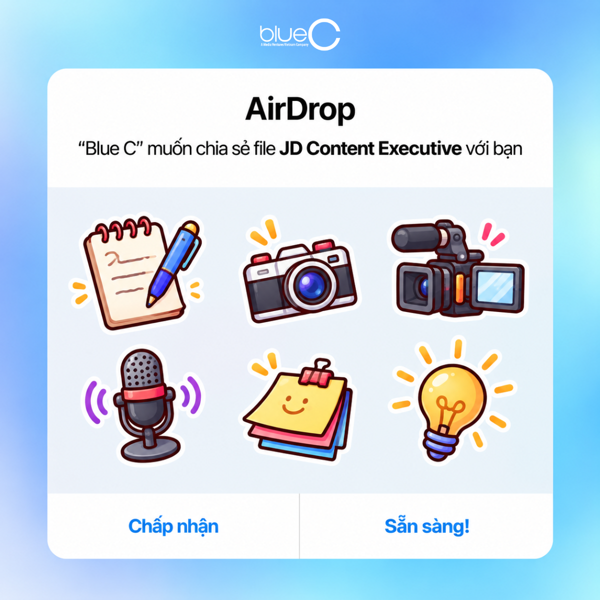 Blue C tuyển dụng Chuyên viên Nội dung (Content Executive)